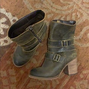 Charles by Charles David distress leather boots
